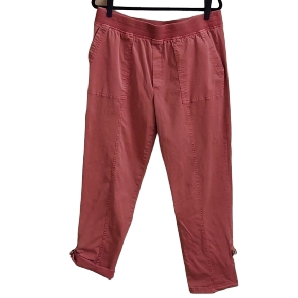 SOFT SURROUNDINGS Medina Roll Tab Hem Pull On Pants - Picture 1 of 12